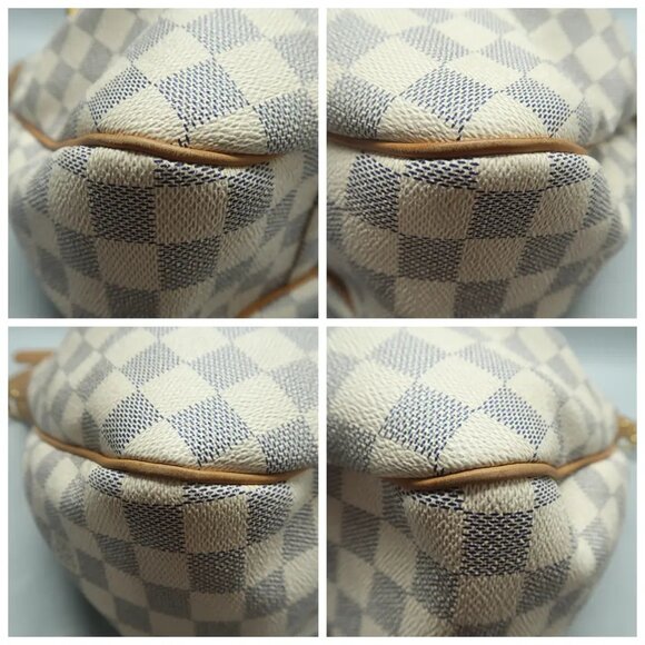 Louis Vuitton Evora White Damier Azur Canvas Satchel 1026-020525 - Picture 5 of 12